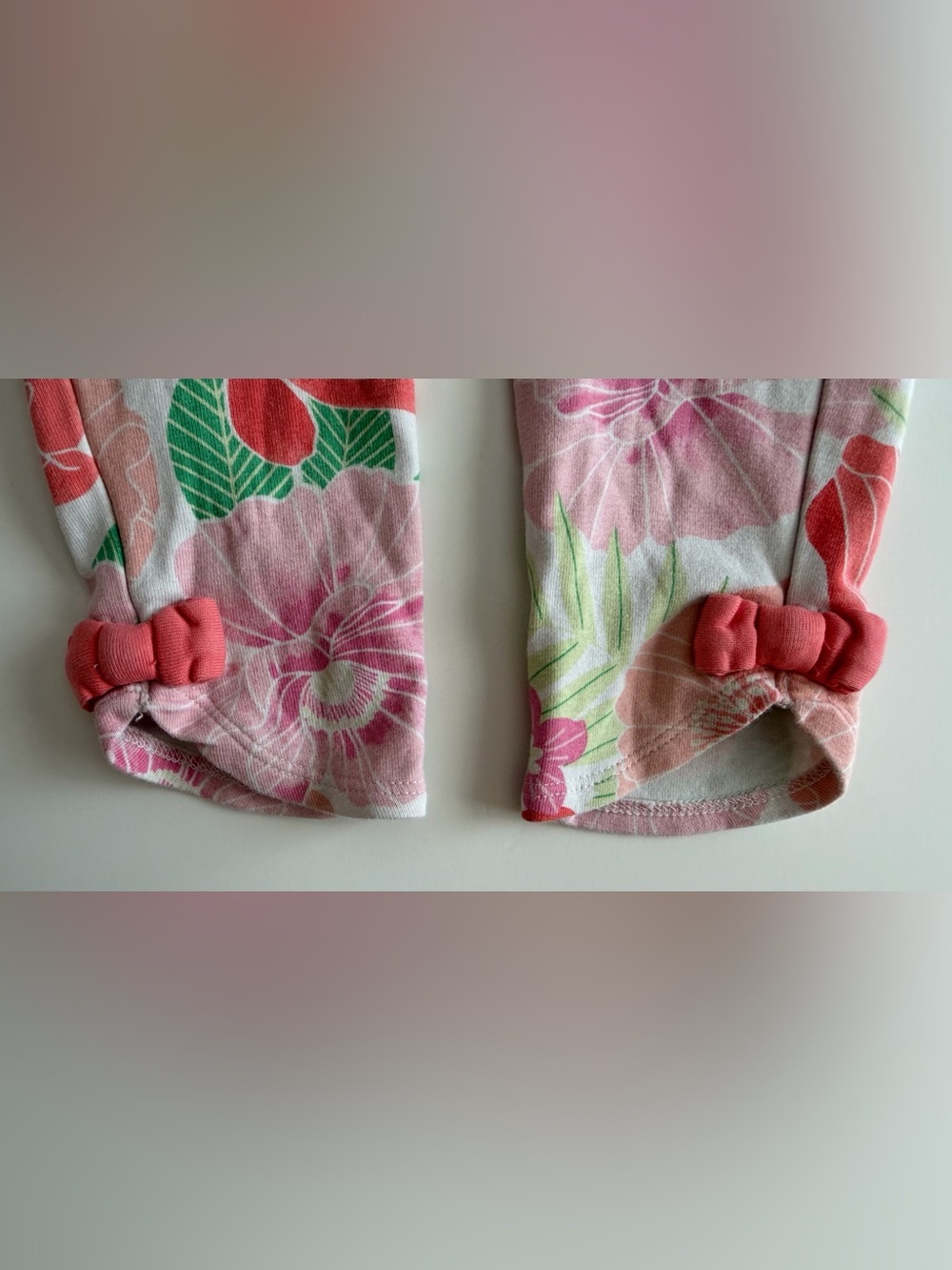 Girls 3T Gymboree & Carter's Leggings Bundle-Flowers, Polka Dots, Ladybug, Bows - Picture 8 of 9